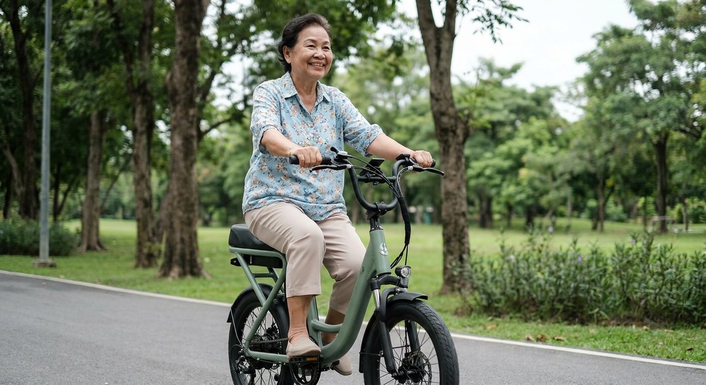 วิธีเลือก e-Bike ให้ผู้สูงอายุ ขี่ง่าย ปลอดภัย ไม่ล้ม