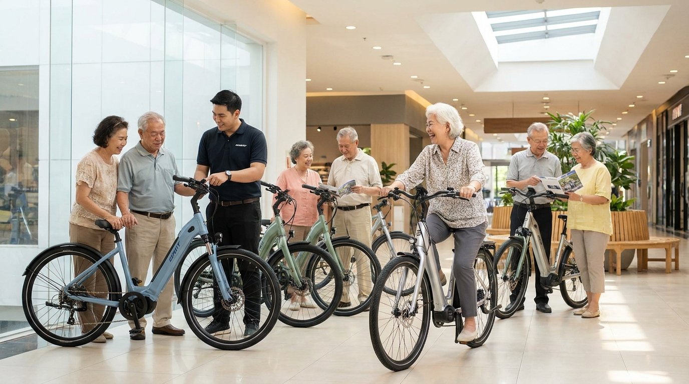 5 ทริคเลือก e-Bike ให้ผู้สูงอายุ ขี่ง่าย ปลอดภัย ทรงตัวดี