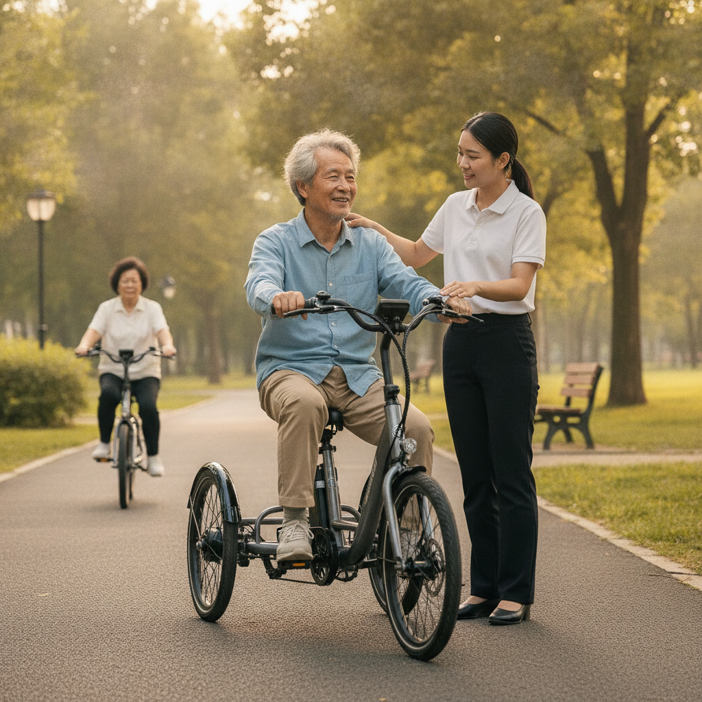 วิธีเลือกจักรยานไฟฟ้าให้ผู้สูงอายุ ขี่ง่าย ปลอดภัย ไม่ล้ม - how-to-choose-elderly-ebike