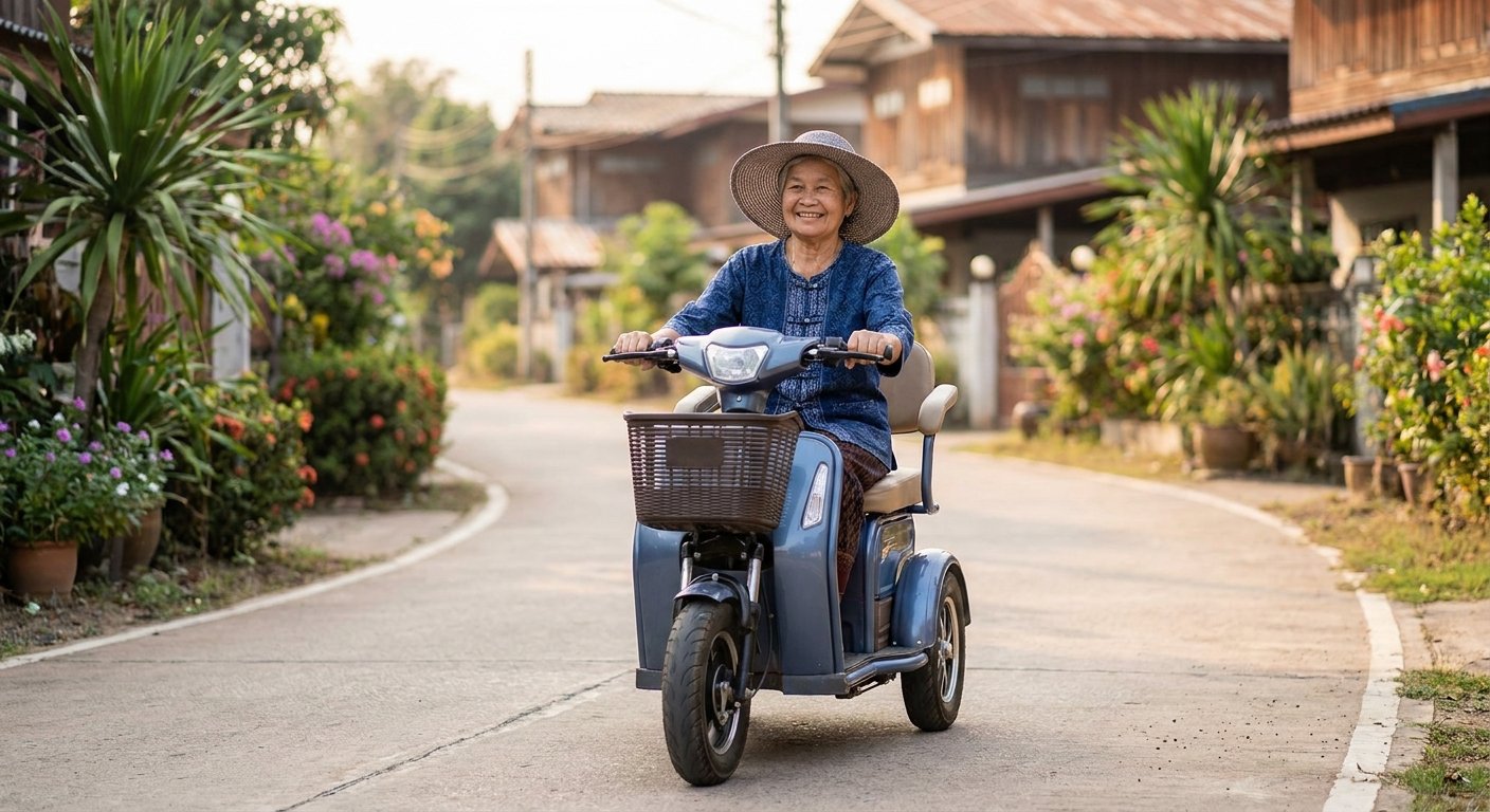 วิธีเลือกจักรยานไฟฟ้าให้ผู้สูงอายุ ขี่ง่าย ทรงตัวดี ปลอดภัย