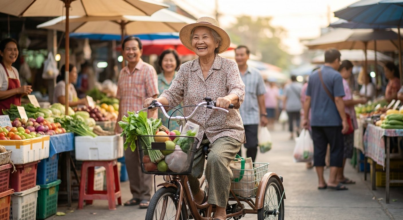 วิธีเลือกจักรยานไฟฟ้าให้ผู้สูงอายุ ขี่ง่าย ปลอดภัย ไม่ล้ม