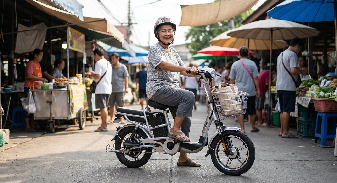 วิธีเลือก e-Bike ให้ผู้สูงอายุ ขี่ง่าย ทรงตัวดี ไม่ล้ม