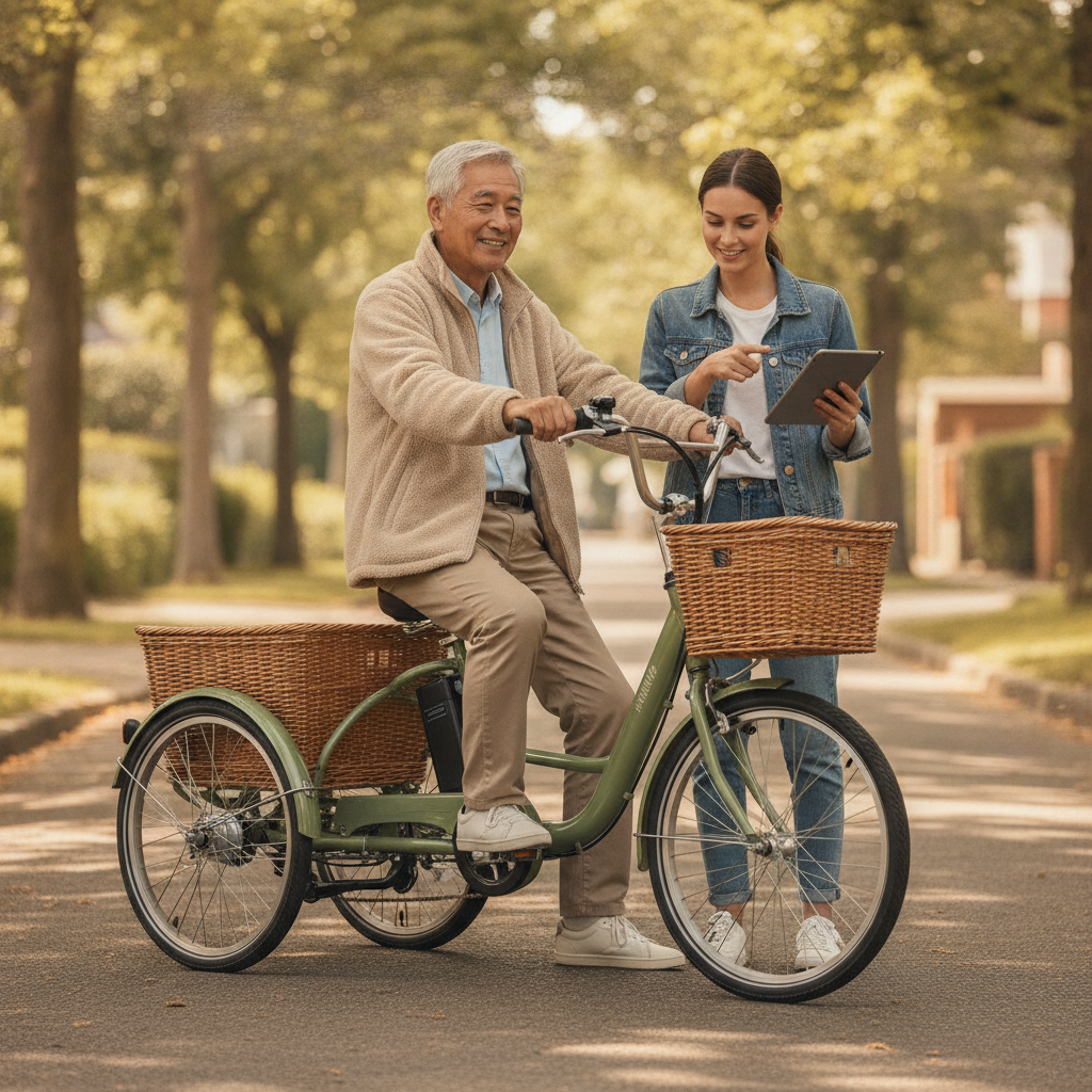 เช็กลิสต์เลือกจักรยานไฟฟ้าให้ผู้สูงอายุ ขี่ง่าย ปลอดภัย ไม่ล้ม - how-to-choose-senior-ebike