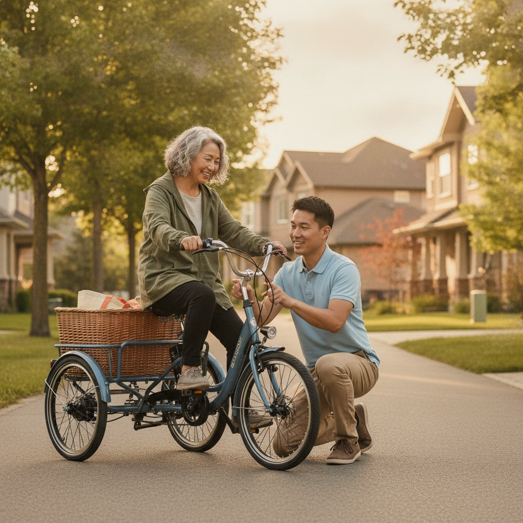 วิธีเลือกจักรยานไฟฟ้าให้ผู้สูงอายุ ขี่ง่าย ปลอดภัย ทรงตัวดี - how-to-choose-senior-ebike