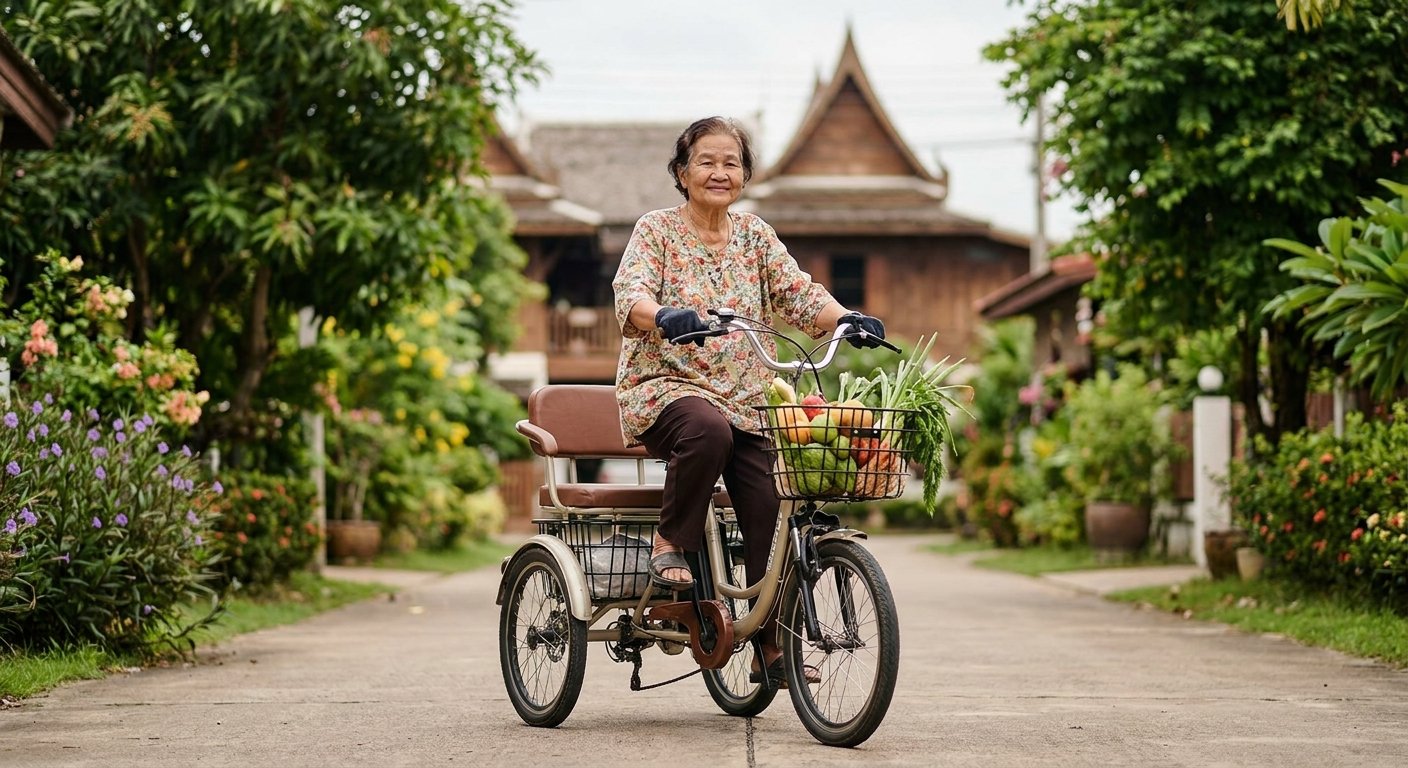5 เทคนิคเลือก e-Bike ให้ผู้สูงอายุ ขี่ง่าย ปลอดภัย ไม่ล้ม