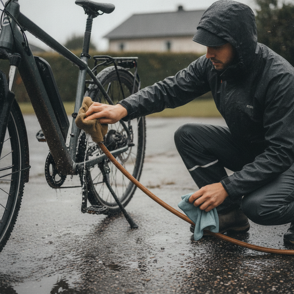วิธีล้างจักรยานไฟฟ้าหน้าฝน ป้องกันน้ำเข้ามอเตอร์และระบบไฟ - how-to-clean-ebike-safely