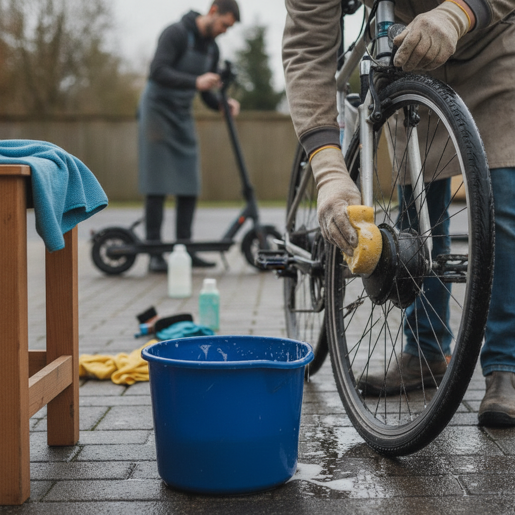 วิธีล้าง e-Bike ให้ปลอดภัย น้ำไม่เข้ามอเตอร์ ยืดอายุรถ - how-to-clean-ebike-safely