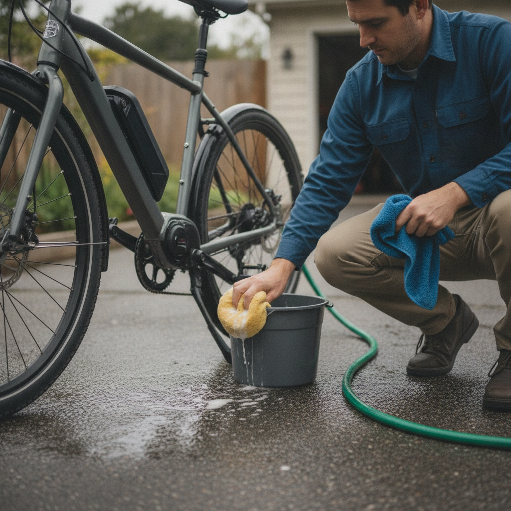 วิธีล้าง e-Bike ให้ปลอดภัย น้ำไม่เข้ามอเตอร์ ยืดอายุใช้งาน - how-to-clean-ebike-safely