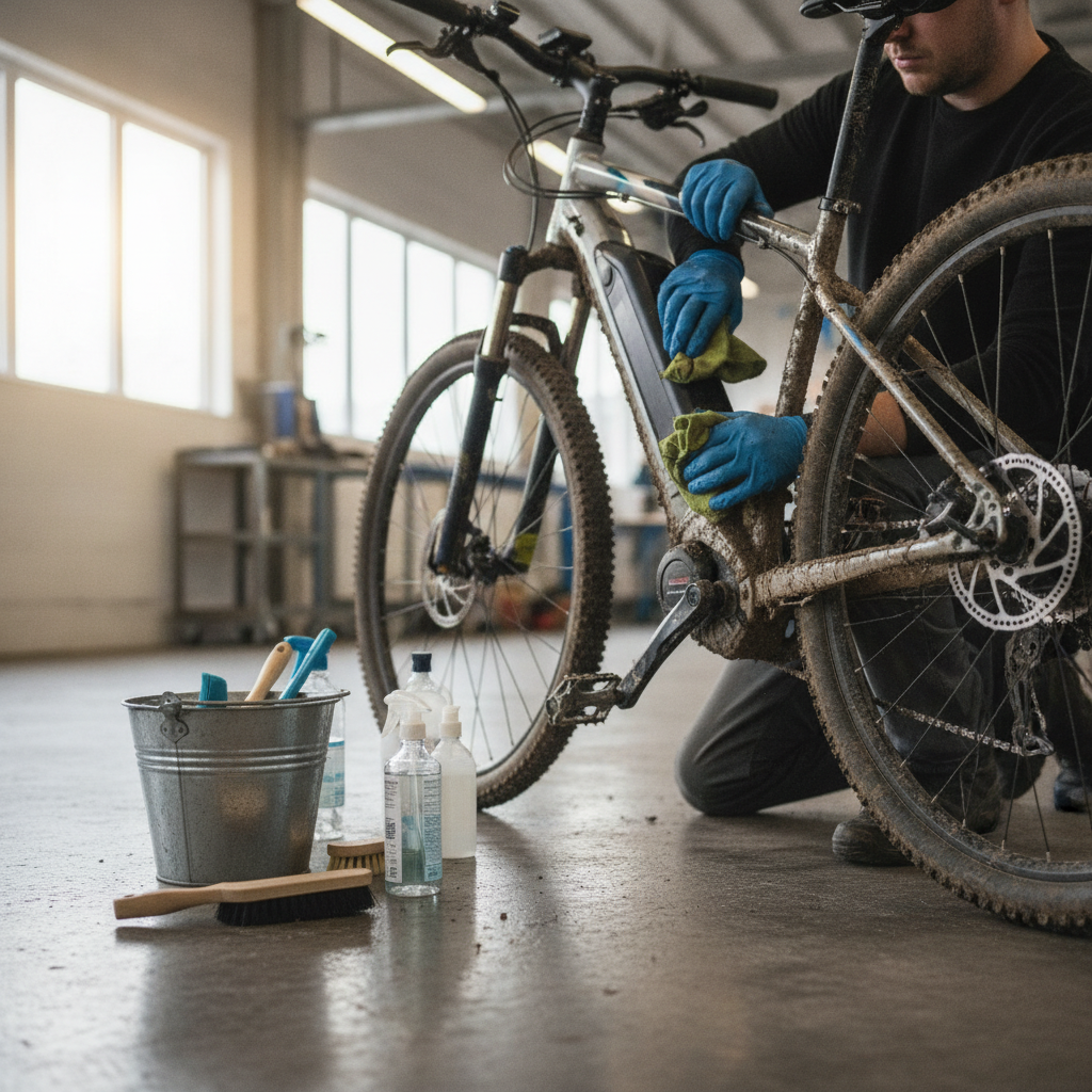 วิธีทำความสะอาด e-Bike ป้องกันน้ำเข้ามอเตอร์และระบบไฟฟ้า - how-to-clean-ebike-safely