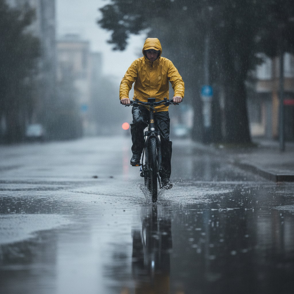 ขี่จักรยานไฟฟ้าลุยฝน ลุยน้ำขังอย่างไรไม่ให้มอเตอร์พัง - how-to-ride-ebike-rain