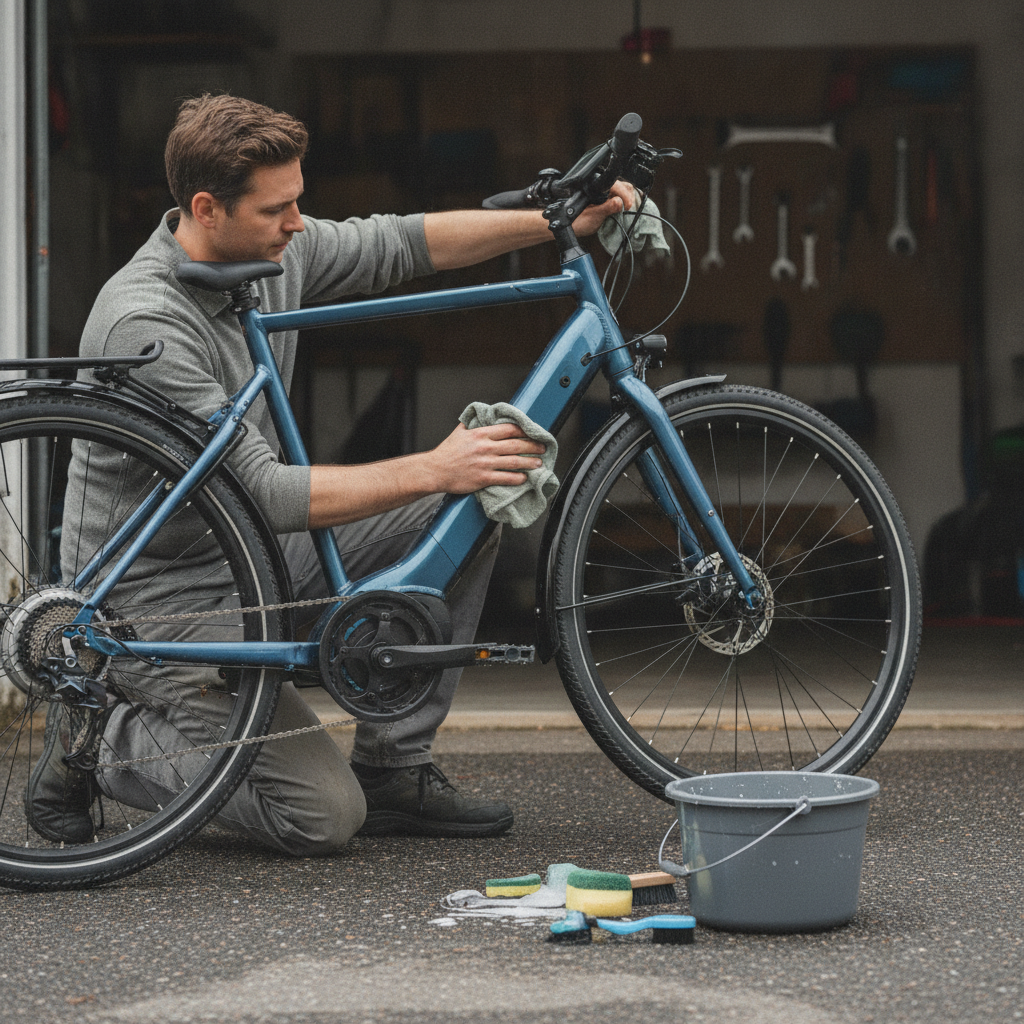 วิธีล้าง e-Bike อย่างถูกต้อง จุดไหนห้ามฉีดน้ำ มอเตอร์ไม่พัง - how-to-wash-ebike-safely