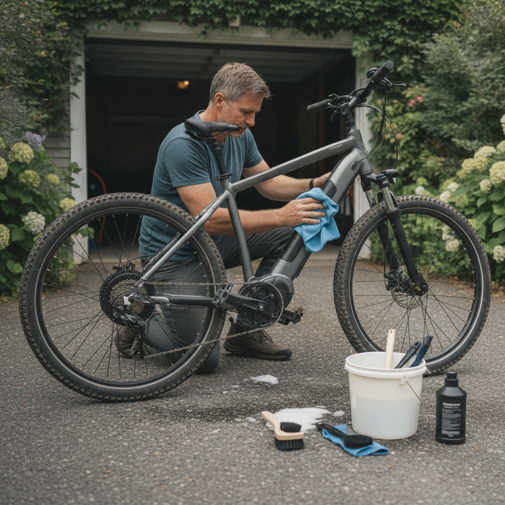 วิธีล้างจักรยานไฟฟ้าให้ปลอดภัย มอเตอร์ไม่ช็อต แบตไม่พัง - how-to-wash-ebike-safely
