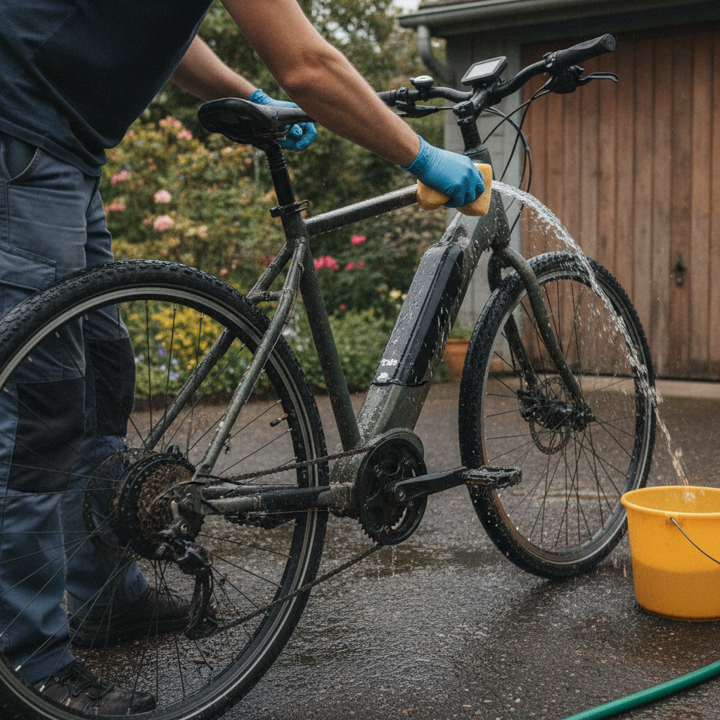 วิธีล้าง e-Bike อย่างถูกวิธี น้ำไม่เข้ามอเตอร์และระบบไฟ - how-to-wash-ebike-safely