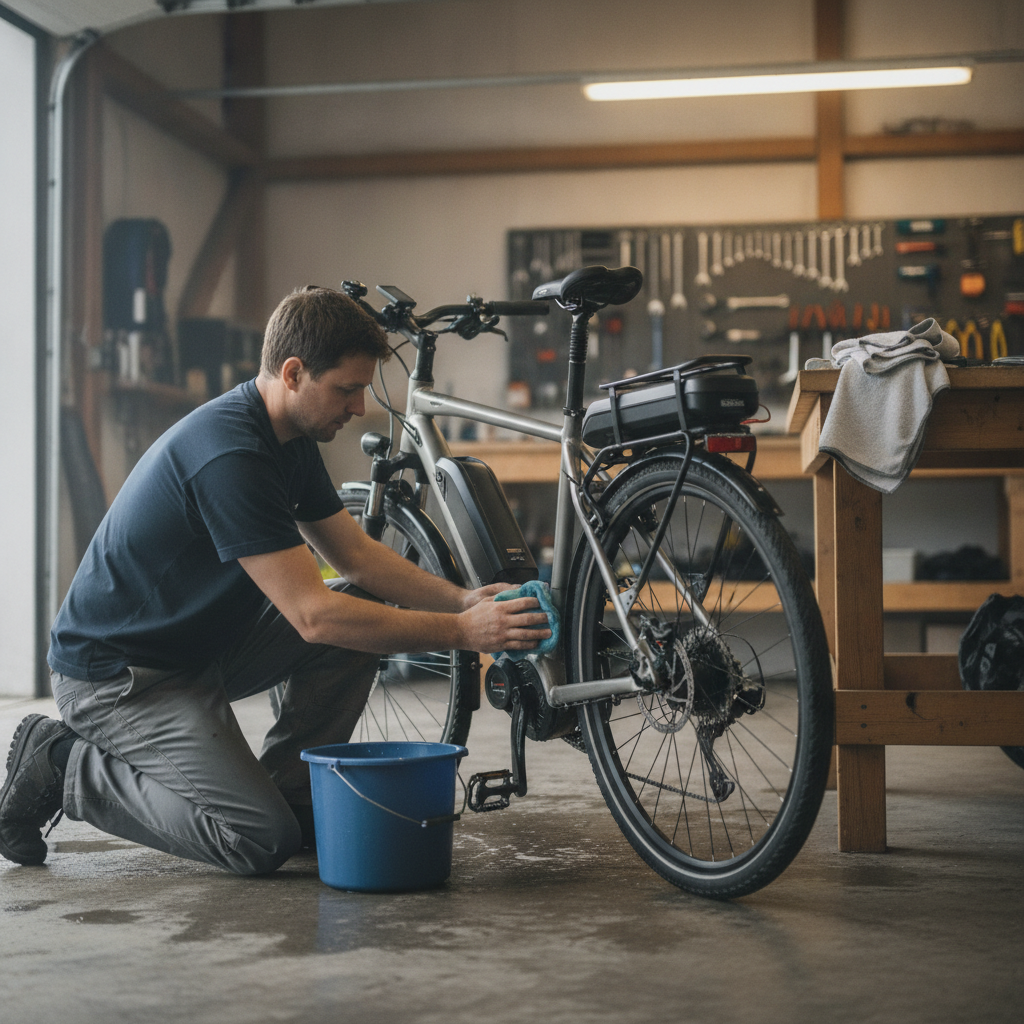 วิธีล้างจักรยานไฟฟ้าอย่างถูกต้อง ปลอดภัย น้ำไม่เข้ากล่องควบคุม - how-to-wash-ebike-safely