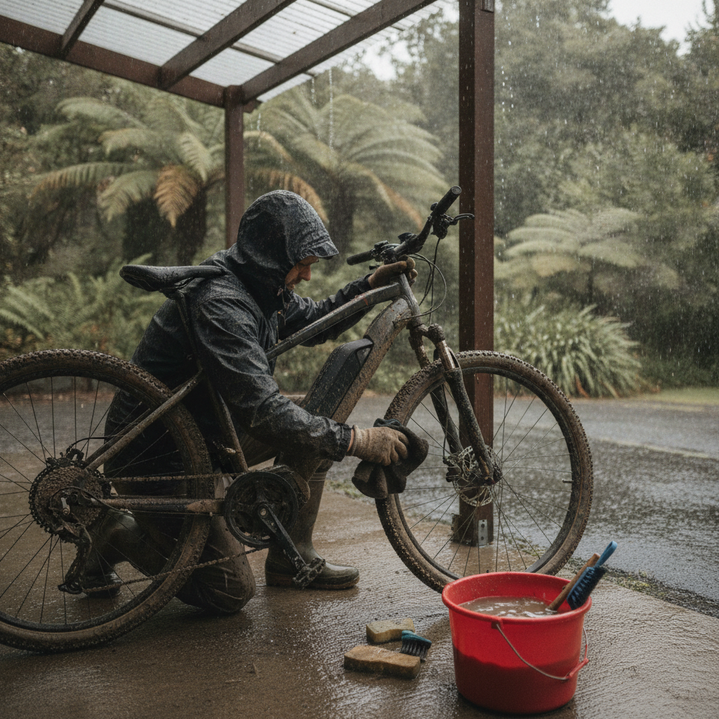 วิธีล้างจักรยานไฟฟ้าช่วงหน้าฝน ป้องกันไฟลัดวงจร มอเตอร์พัง - how-to-wash-ebike-safely