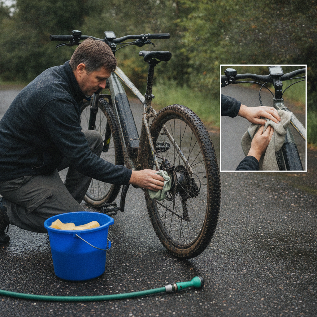 วิธีล้างจักรยานไฟฟ้าให้ปลอดภัย มอเตอร์ไม่พัง กล่องไฟไม่ช็อต - how-to-wash-ebike-safely