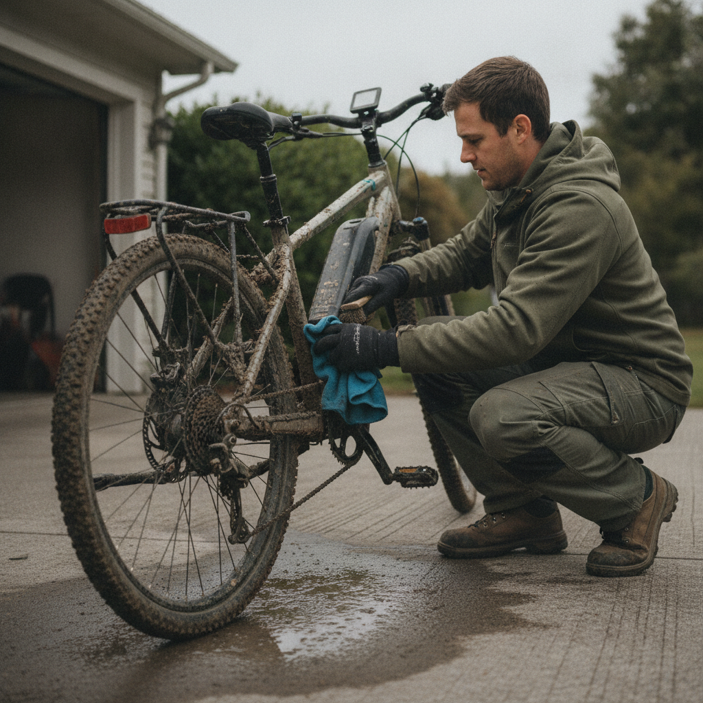 ล้างจักรยานไฟฟ้าอย่างไร? ไม่ให้มอเตอร์และแบตเตอรี่พัง - how-to-wash-ebike-safely