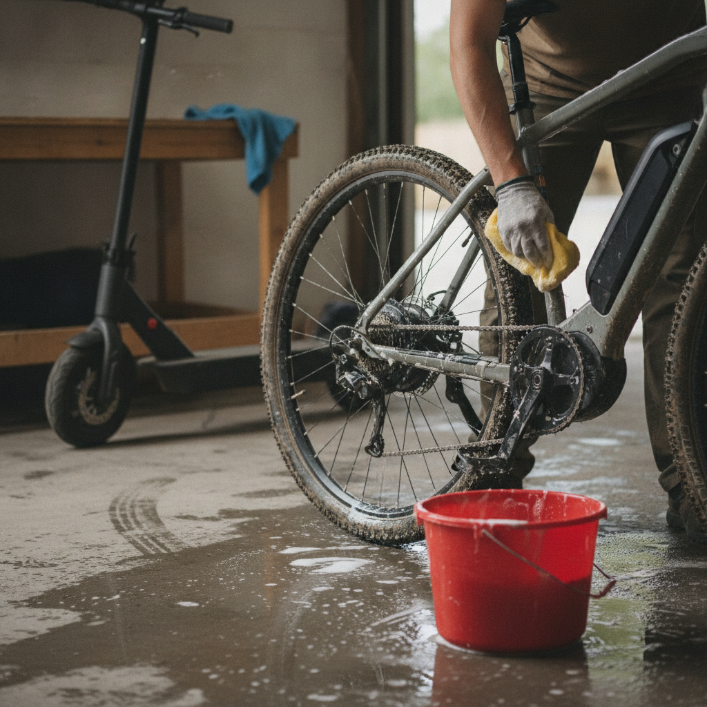 วิธีล้างจักรยานไฟฟ้าอย่างถูกวิธี ป้องกันน้ำเข้ามอเตอร์ - how-to-wash-ebike-safely