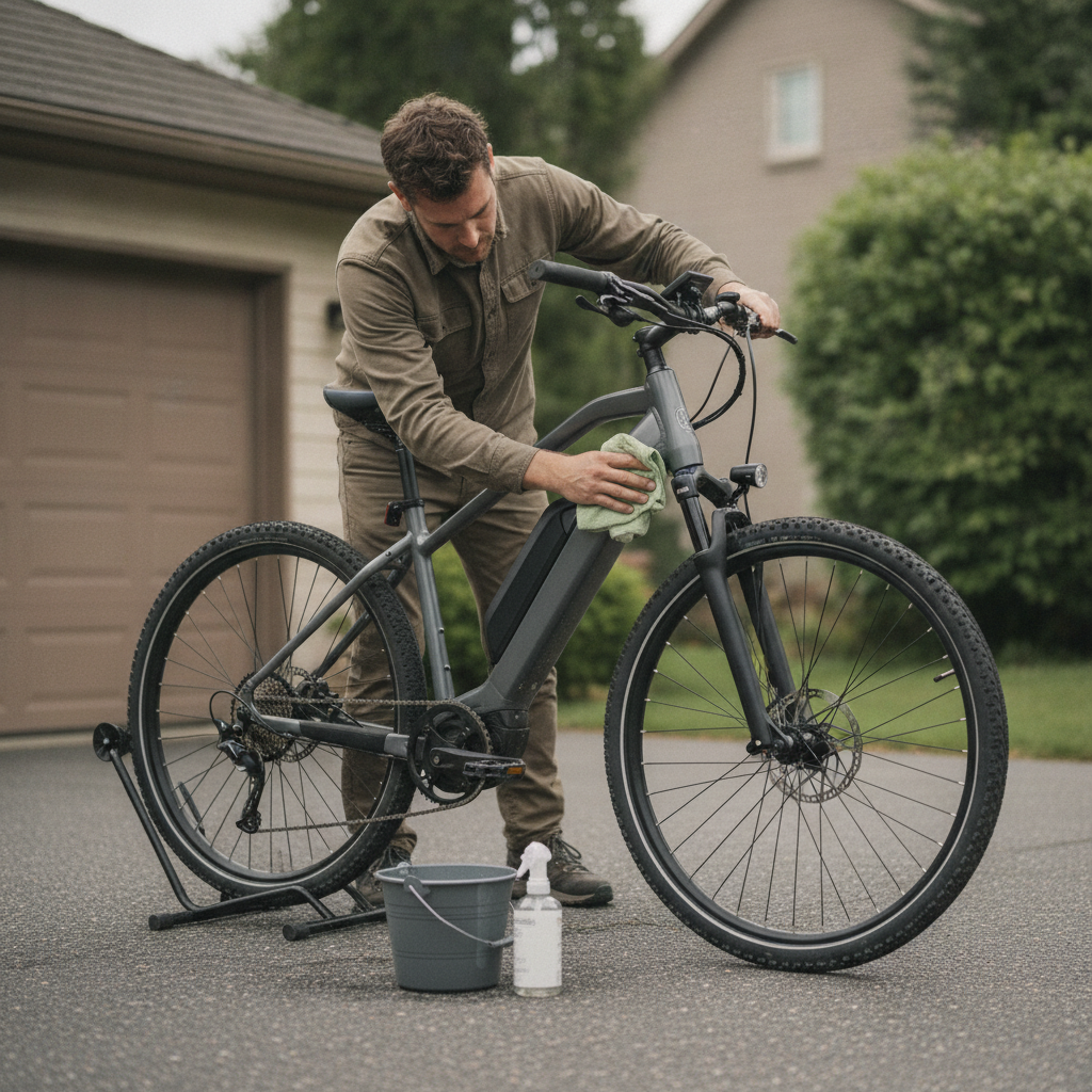 วิธีล้าง E-Bike ให้ปลอดภัย น้ำไม่เข้ากล่องคอนโทรลเลอร์ - how-to-wash-ebike-safely