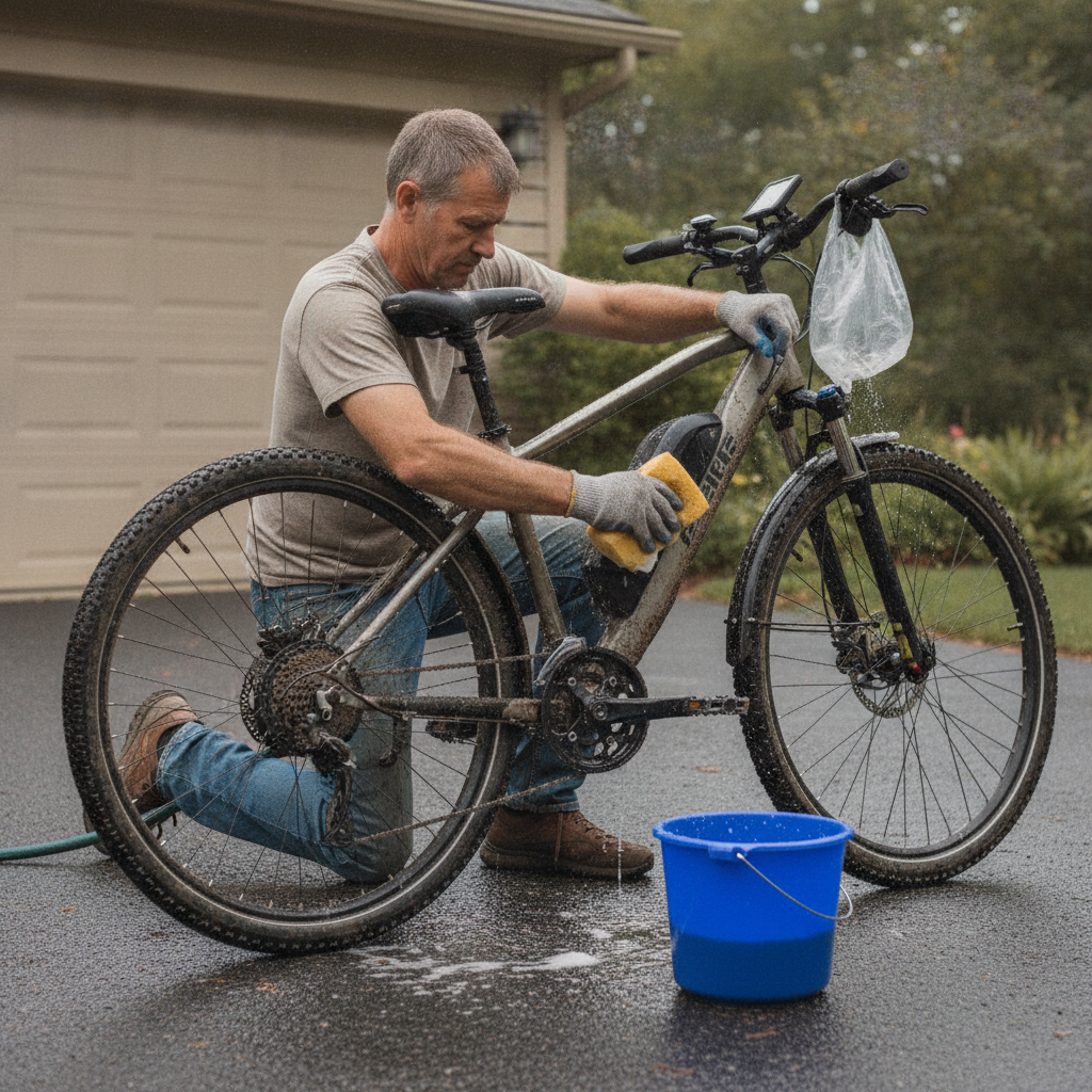 วิธีล้างจักรยานไฟฟ้าให้ปลอดภัย น้ำไม่เข้ามอเตอร์และระบบไฟ - how-to-wash-ebike-safely