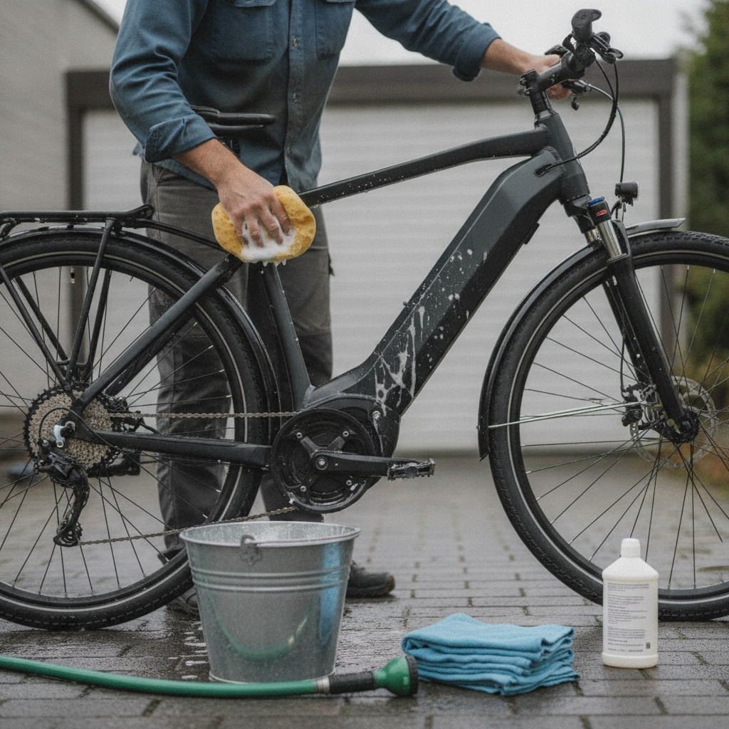 วิธีล้างจักรยานไฟฟ้าอย่างถูกวิธี ป้องกันน้ำเข้ามอเตอร์ - how-to-wash-ebike-safely