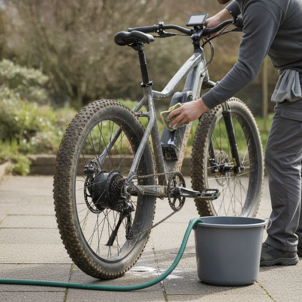 วิธีล้างจักรยานไฟฟ้าอย่างถูกวิธี ปลอดภัย มอเตอร์ไม่พัง - how-to-wash-ebike-safely