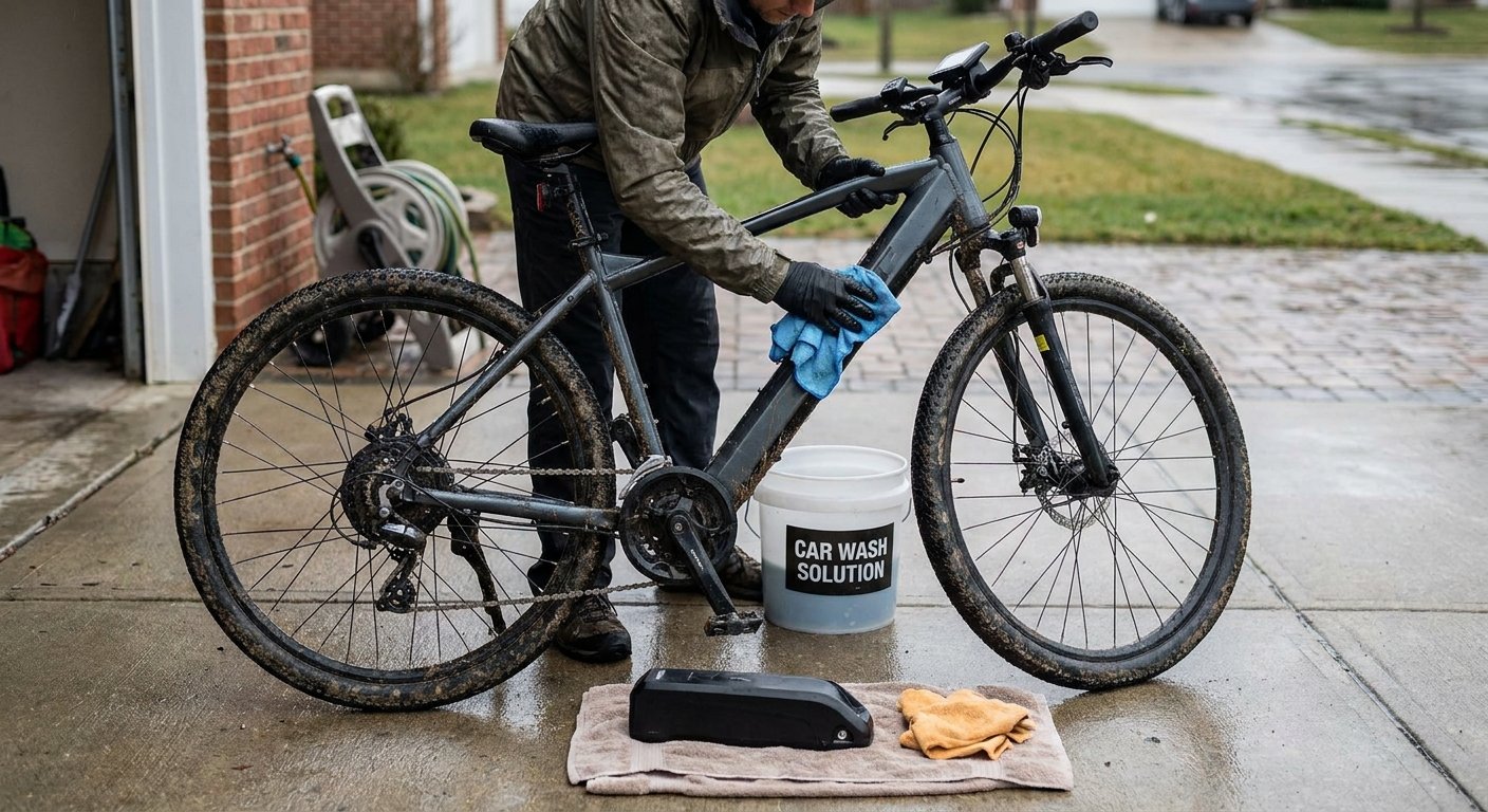 วิธีล้าง e-Bike ไม่ให้ระบบไฟพัง ทริคดูแลช่วงฝนตก