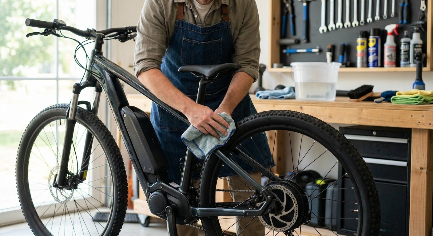 วิธีล้าง e-Bike ปลอดภัย ป้องกันน้ำเข้ามอเตอร์และระบบไฟ