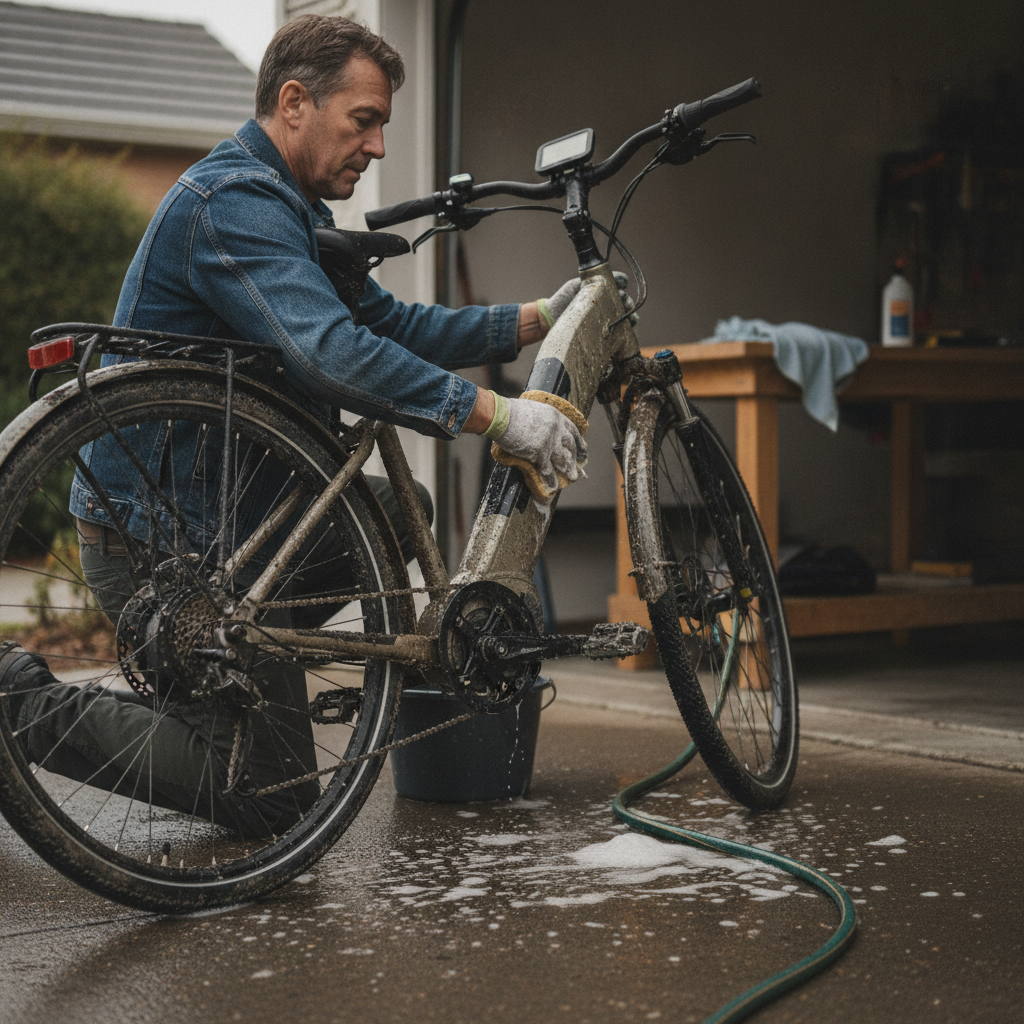 วิธีล้างจักรยานไฟฟ้าให้ถูกวิธี ปลอดภัย มอเตอร์ไม่พัง - how-to-wash-electric-bike