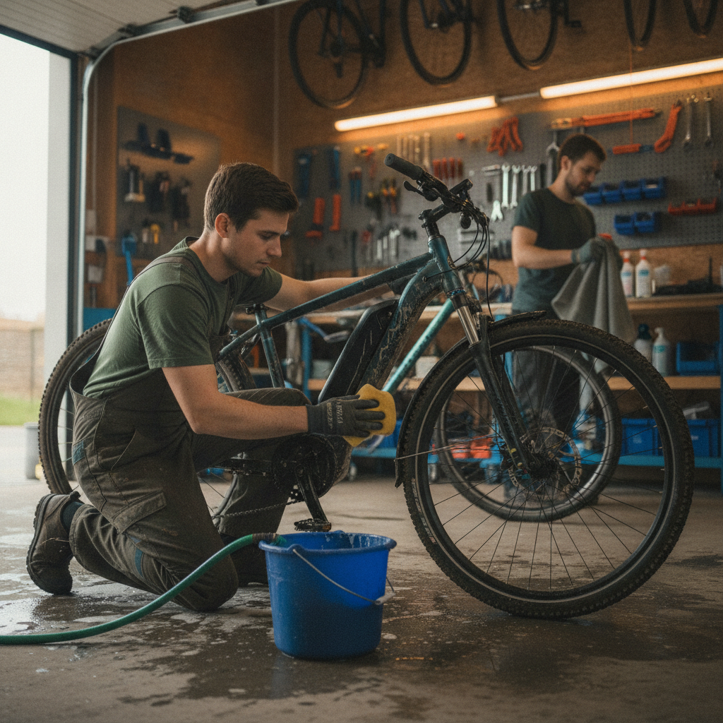 วิธีล้างจักรยานไฟฟ้าให้ปลอดภัย น้ำไม่เข้ามอเตอร์และระบบไฟ - how-to-wash-electric-bike