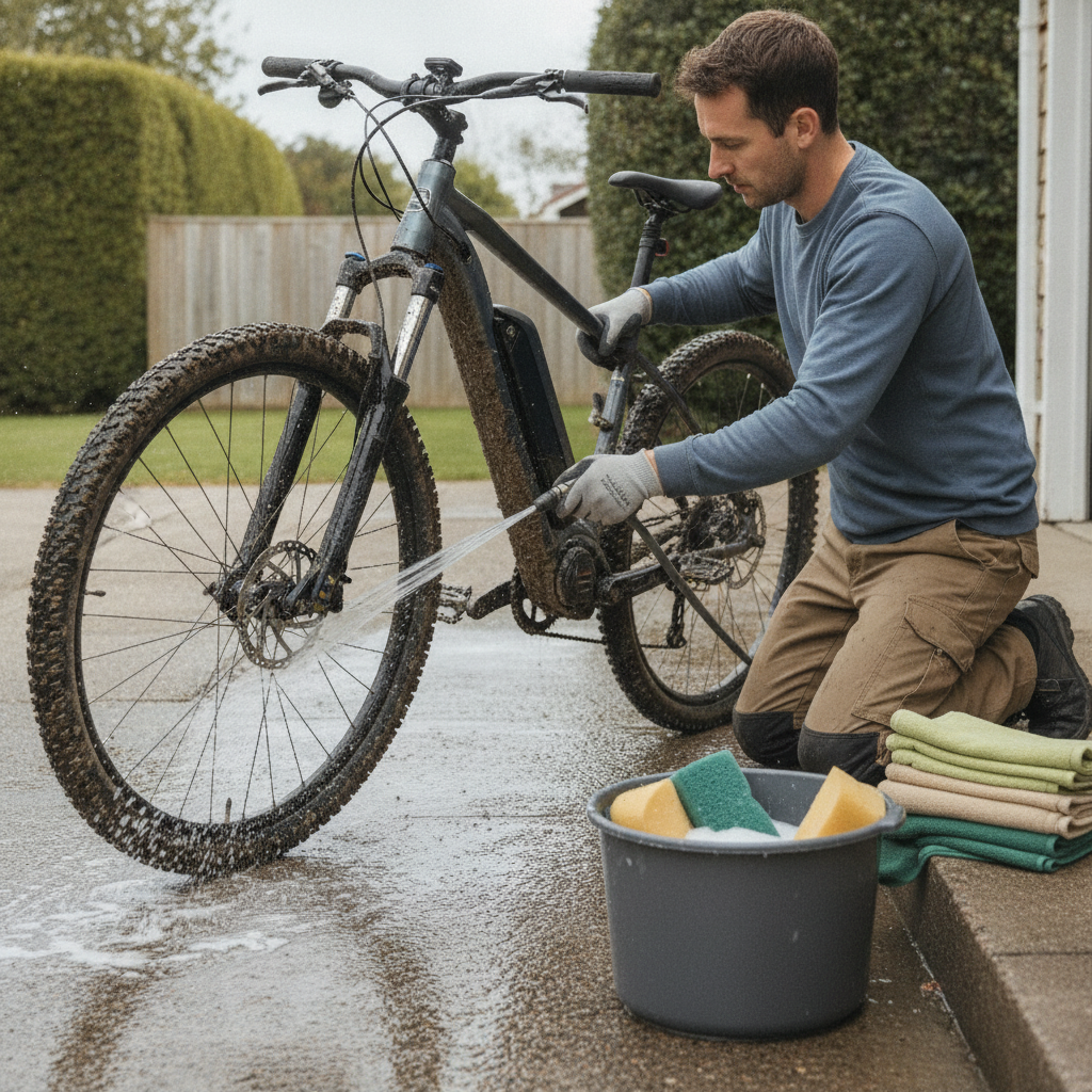 วิธีล้างจักรยานไฟฟ้าที่ถูกต้อง โดนน้ำตรงไหนได้ ไม่พัง - how-to-wash-electric-bike