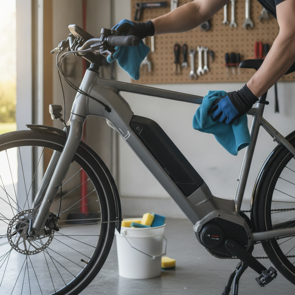 วิธีล้างจักรยานไฟฟ้าให้สะอาด ปลอดภัย มอเตอร์ไม่พัง - how-to-wash-electric-bike-safely