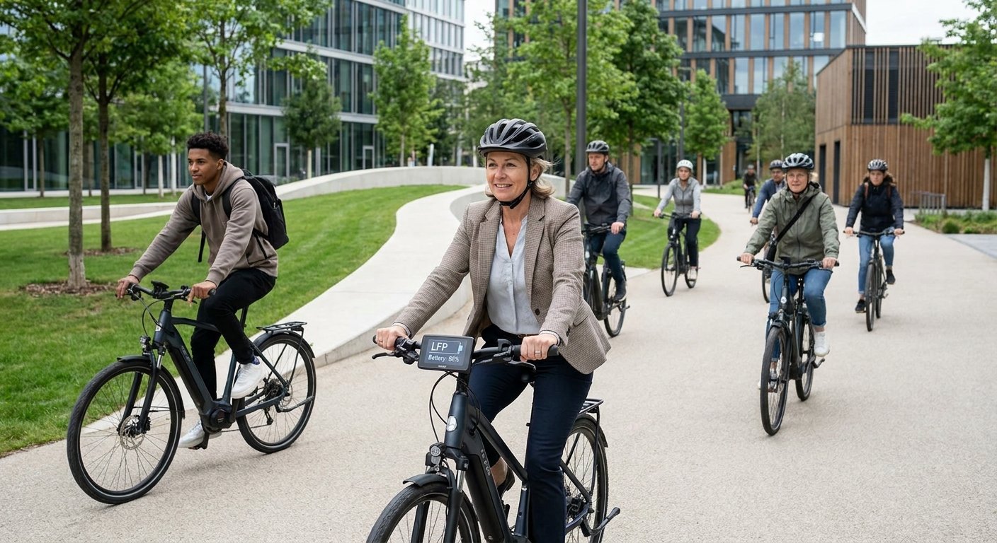 ส่องเทรนด์แบตเตอรี่ LFP ใน E-Bike ทนร้อน ปลอดภัย ไม่ลุกไหม้