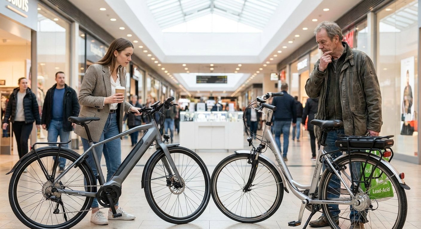 แบตเตอรี่ลิเธียม vs ตะกั่วกรด ใน E-Bike แบบไหนคุ้มกว่ากัน?