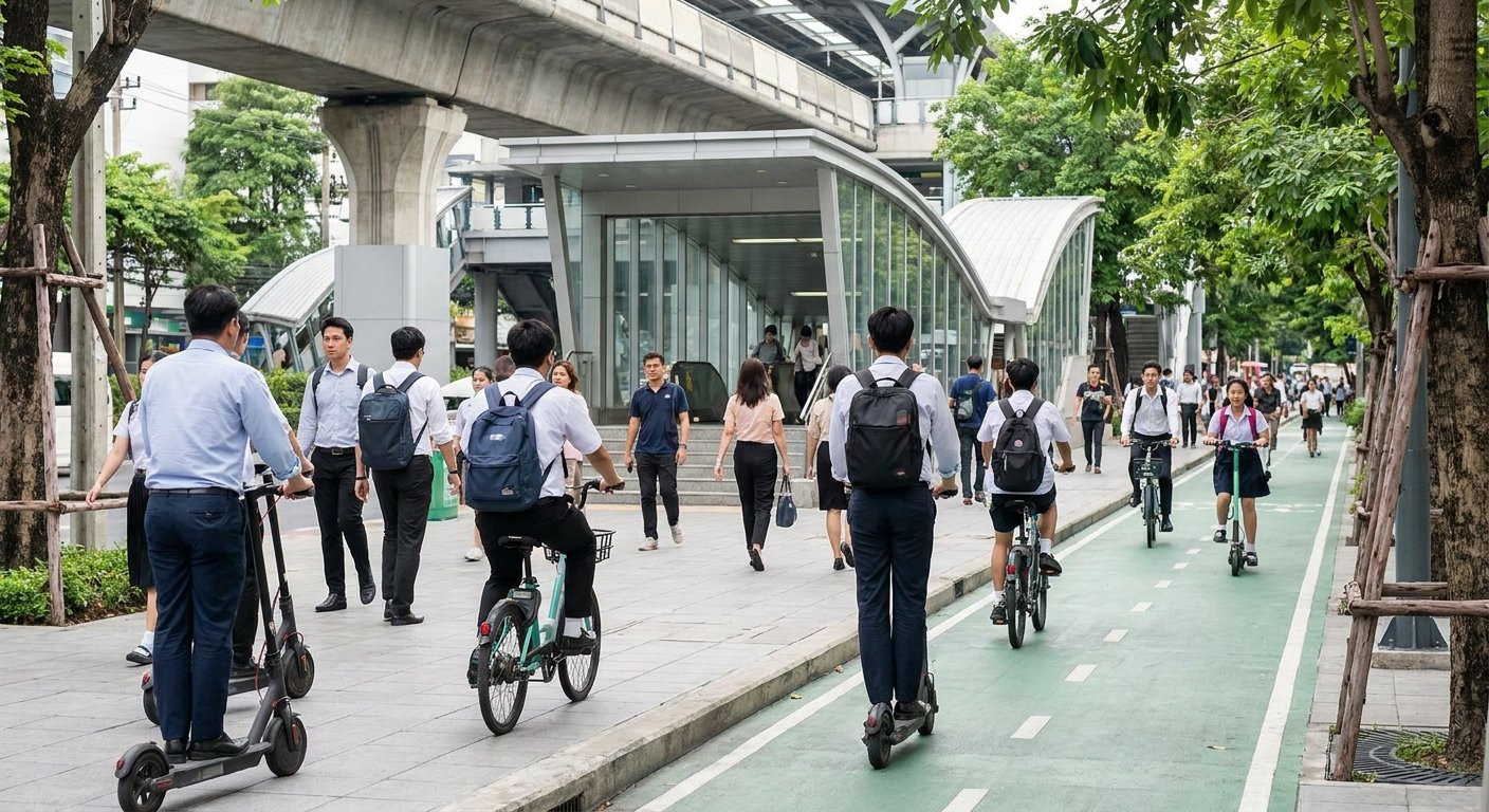 เทรนด์ Last-Mile คนเมืองหันใช้ e-Bike เดินทางเชื่อมรถไฟฟ้า