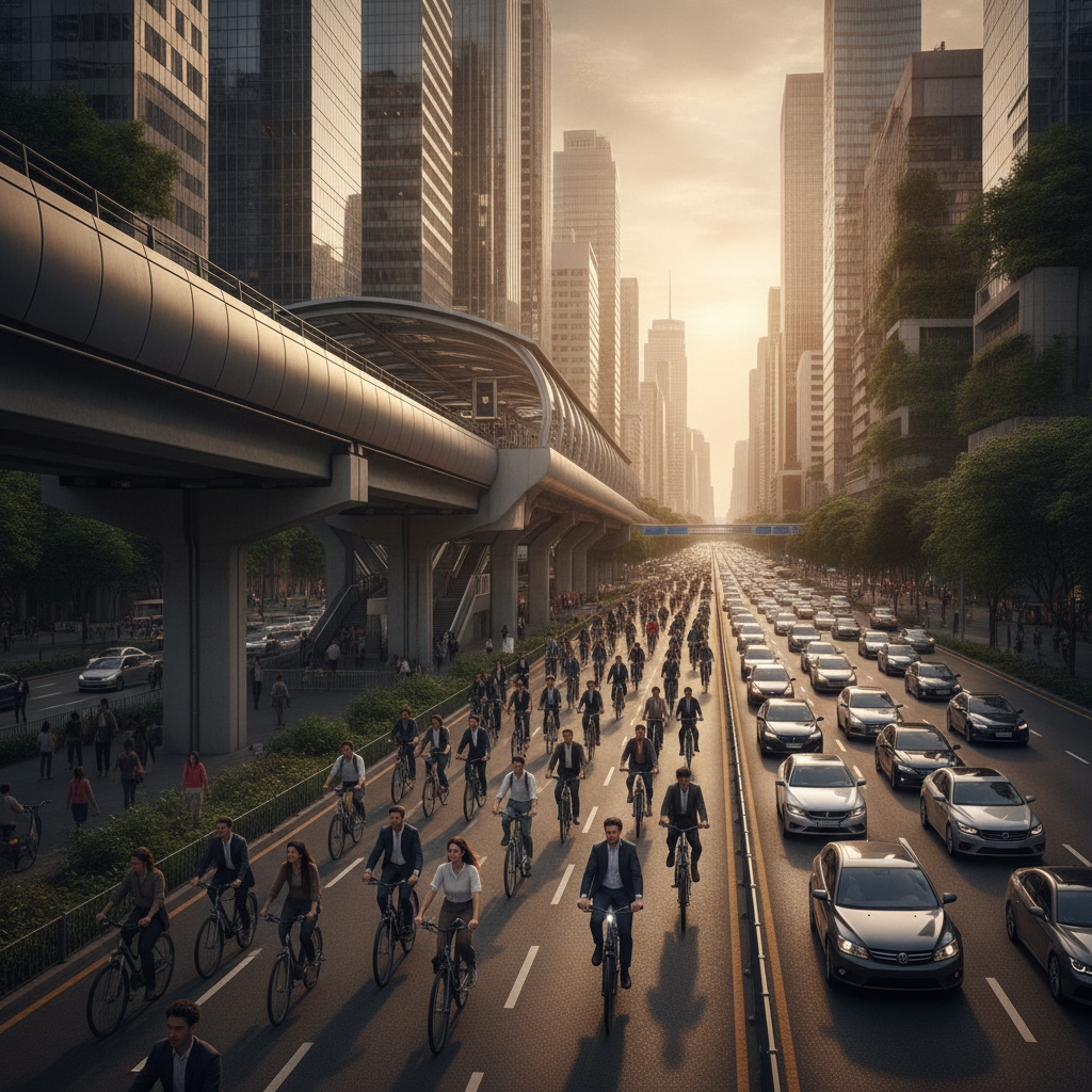 เทรนด์ Last-Mile คนเมืองหันใช้ e-Bike เดินทางเชื่อมรถไฟฟ้า - micro-mobility-ebike-city-transit