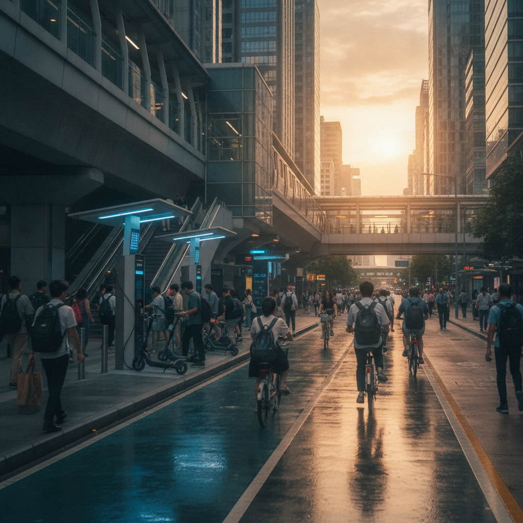 เทรนด์ Micro-Mobility ปี 2027 คนเมืองหันใช้ e-Bike ต่อรถไฟฟ้า - micro-mobility-ebike-city-trend