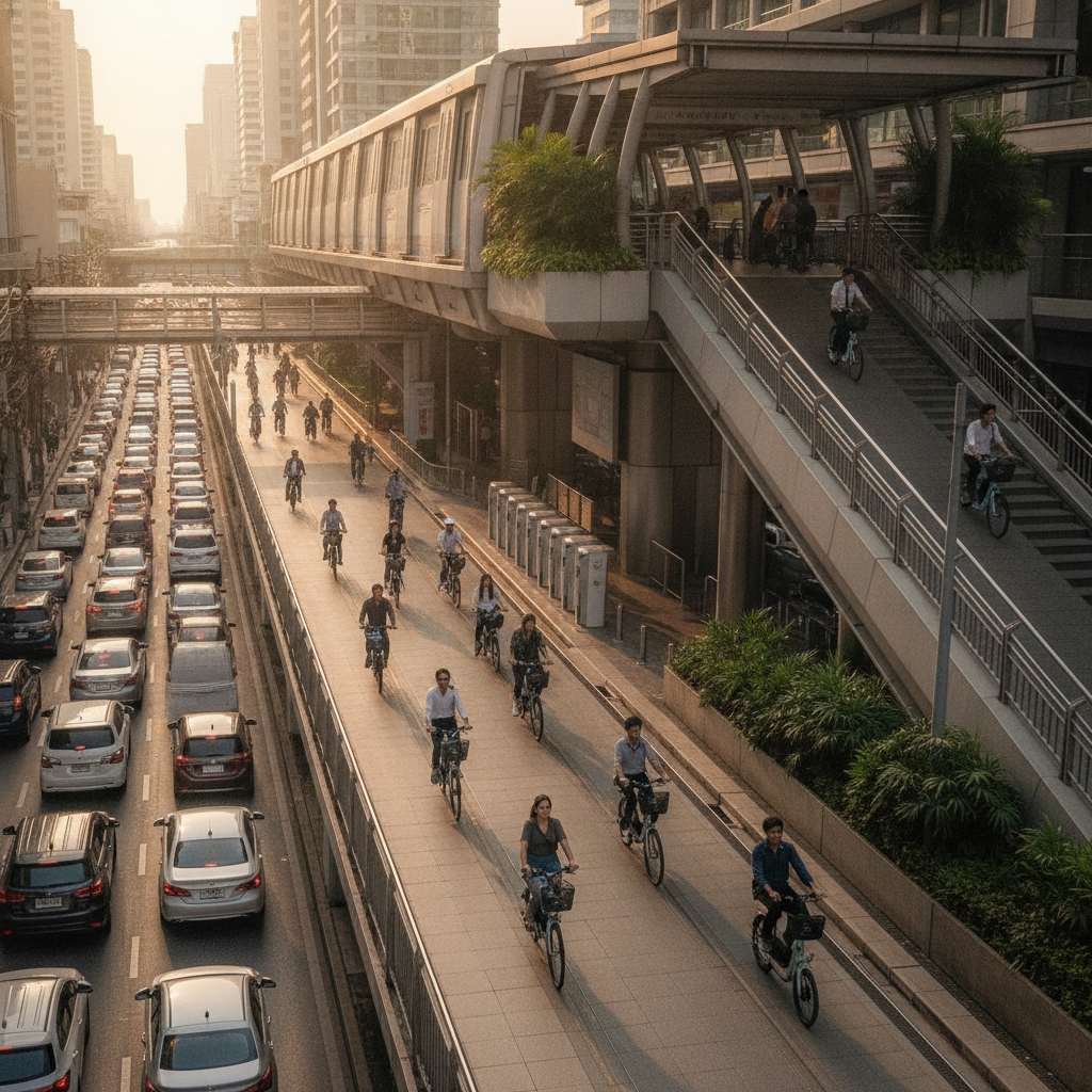 เทรนด์ไมโครโมบิลิตี้ 2027 คนเมืองหันใช้ e-bike ต่อรถไฟฟ้า - micro-mobility-ebike-city-trend