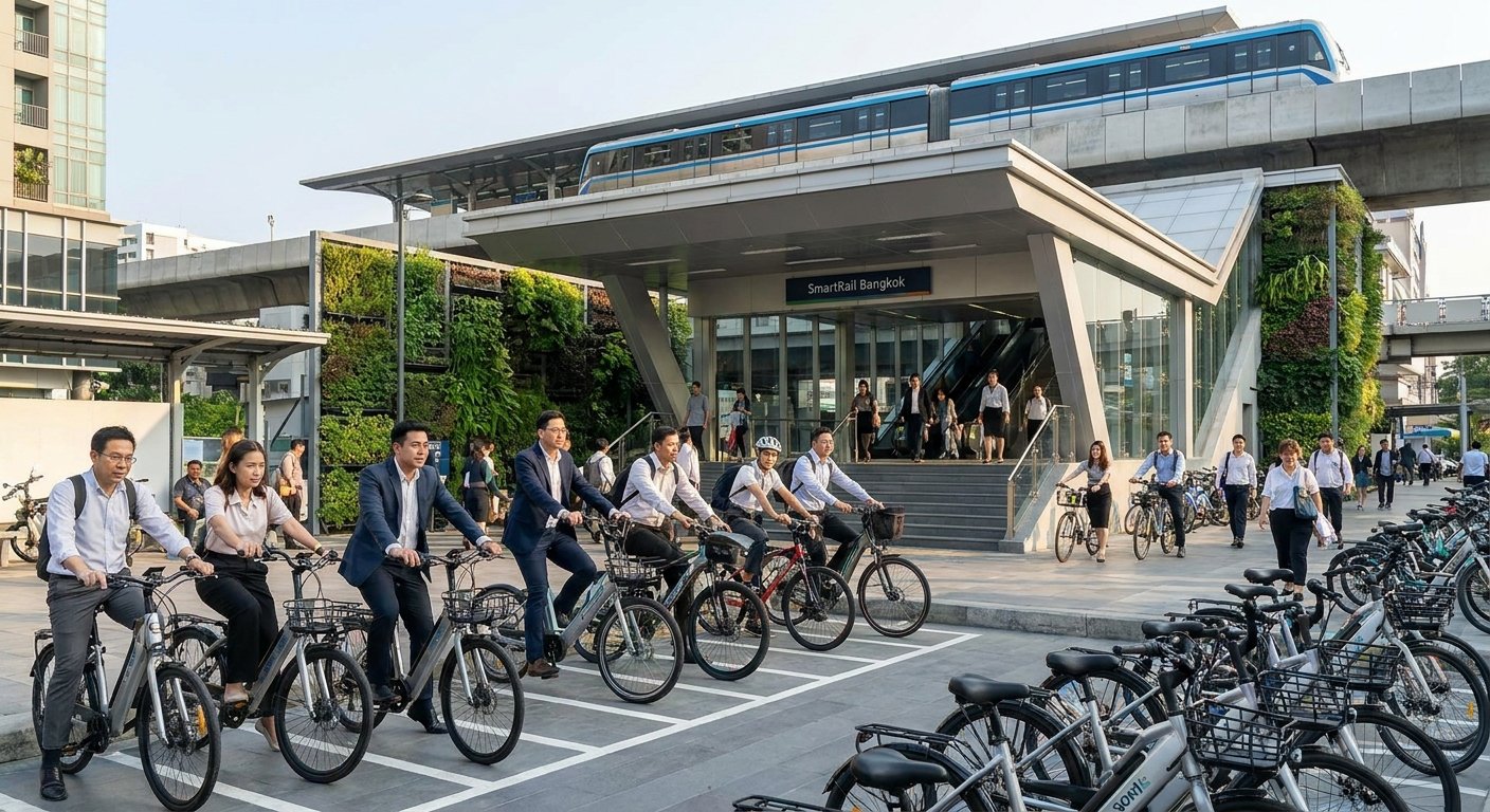 เทรนด์ไมโครโมบิลิตี้ 2027 คนเมืองหันใช้ e-bike ต่อรถไฟฟ้า