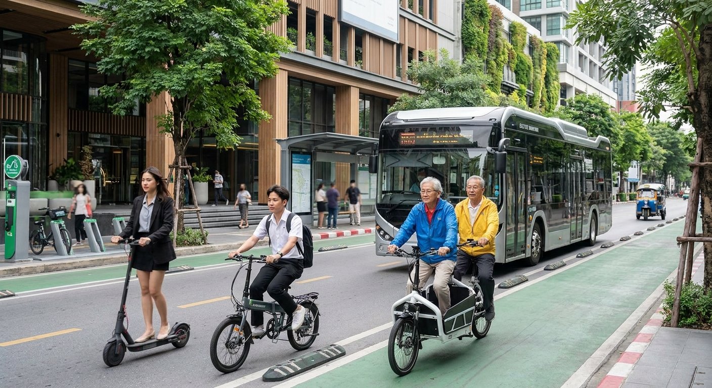 อนาคต Micro-Mobility ไทย ดัน E-Bike รับเมืองคาร์บอนต่ำ