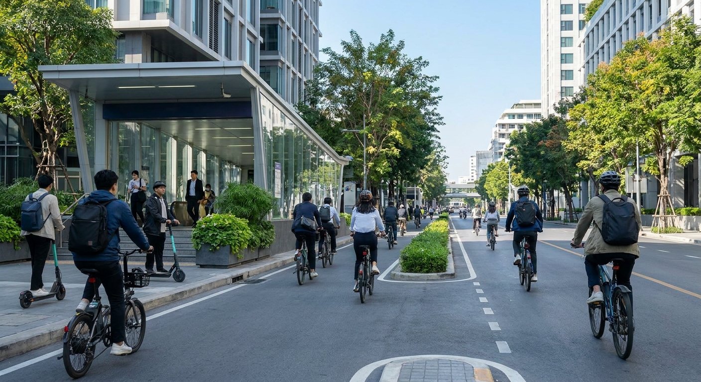 เทรนด์ Micro-Mobility 2027 e-Bike ทางรอดรถติดและ PM2.5