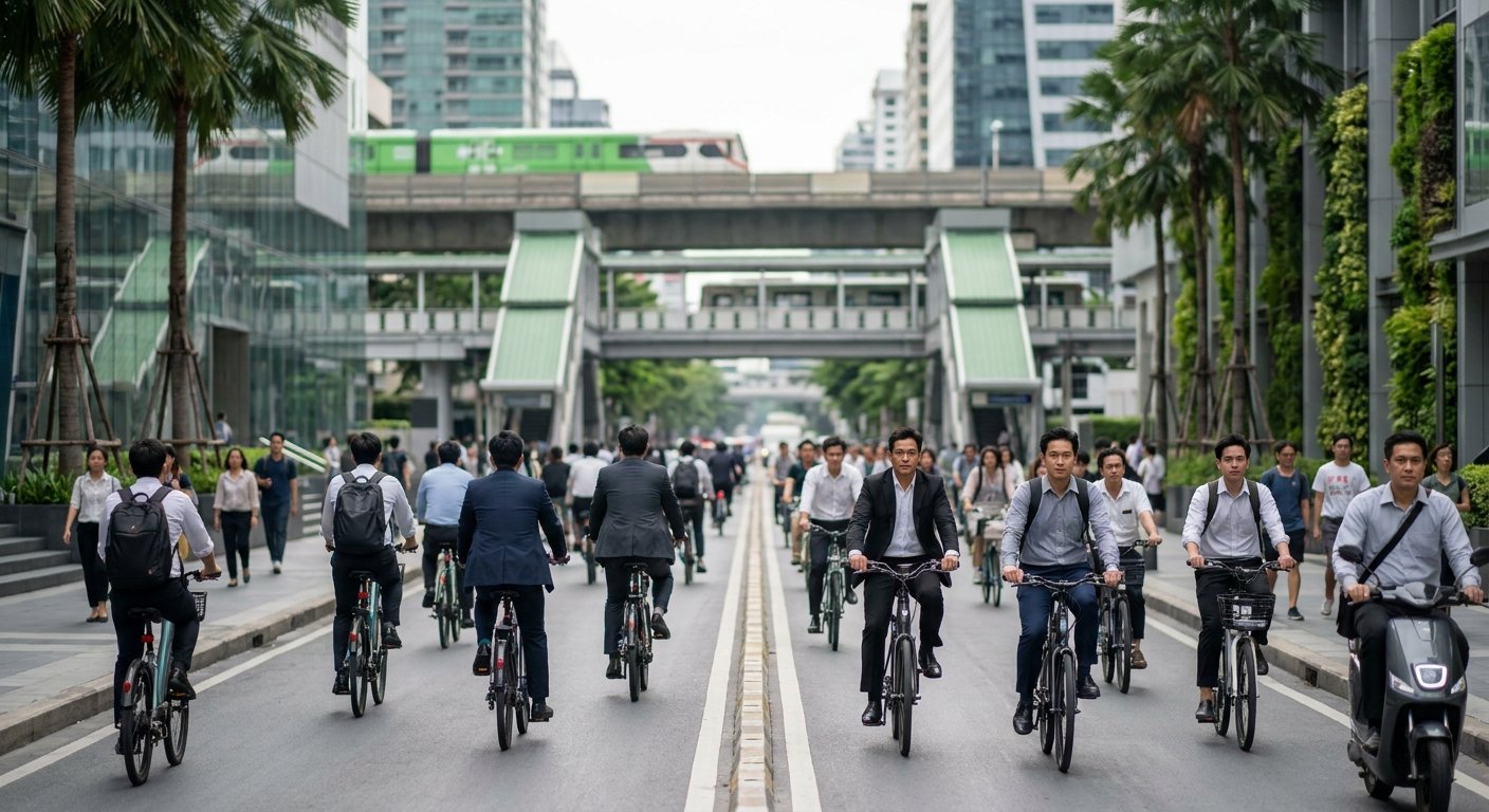 ส่องเทรนด์ Micro-Mobility จักรยานไฟฟ้า ทางรอดรถติดปี 2027
