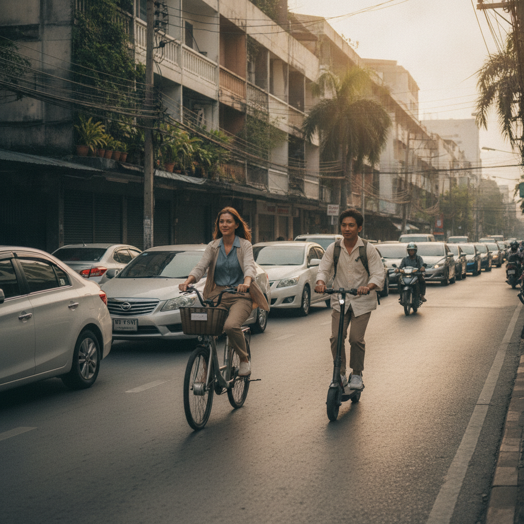 เทรนด์ Micro-Mobility ไทย ทำไมคนแห่ใช้ E-Bike เซฟค่าน้ำมัน - micro-mobility-ebike-trends-thailand