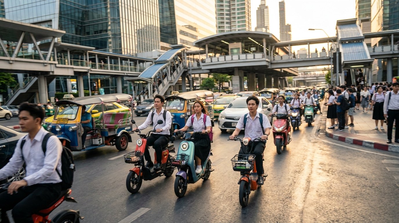 เทรนด์ Micro-Mobility 2027 สกู๊ตเตอร์ไฟฟ้าขวัญใจคนเมือง