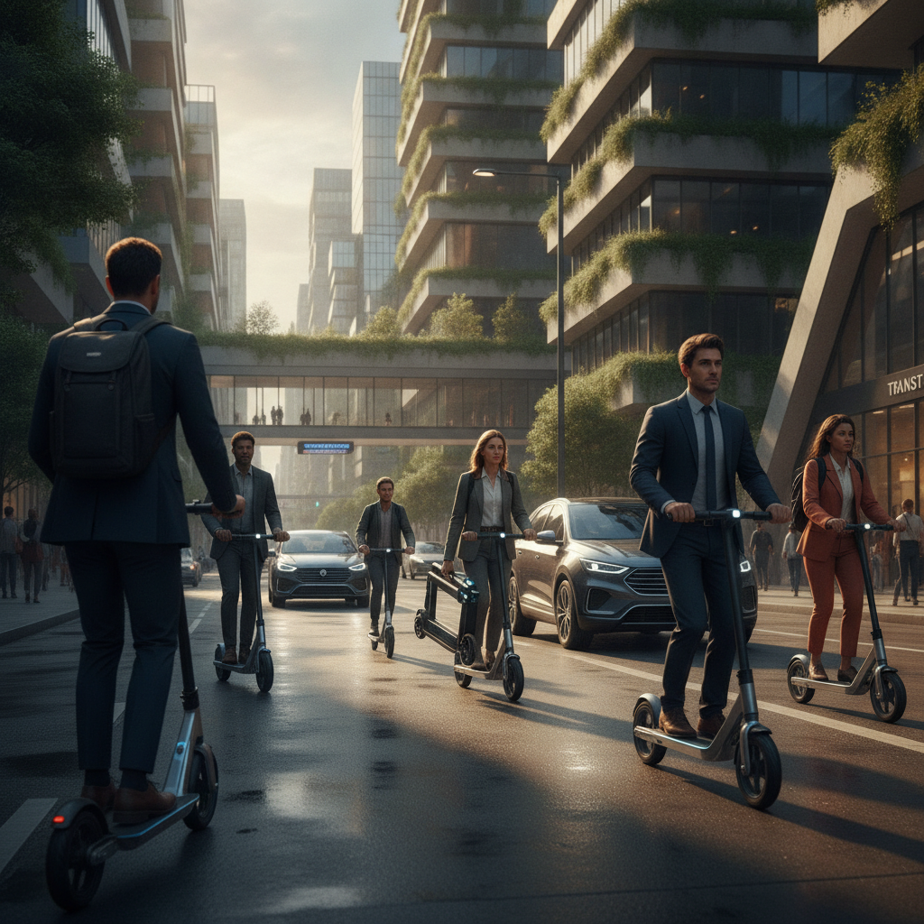 เทรนด์ Micro-Mobility 2027 สกู๊ตเตอร์ไฟฟ้าขวัญใจคนเมือง - micro-mobility-electric-scooter-trend