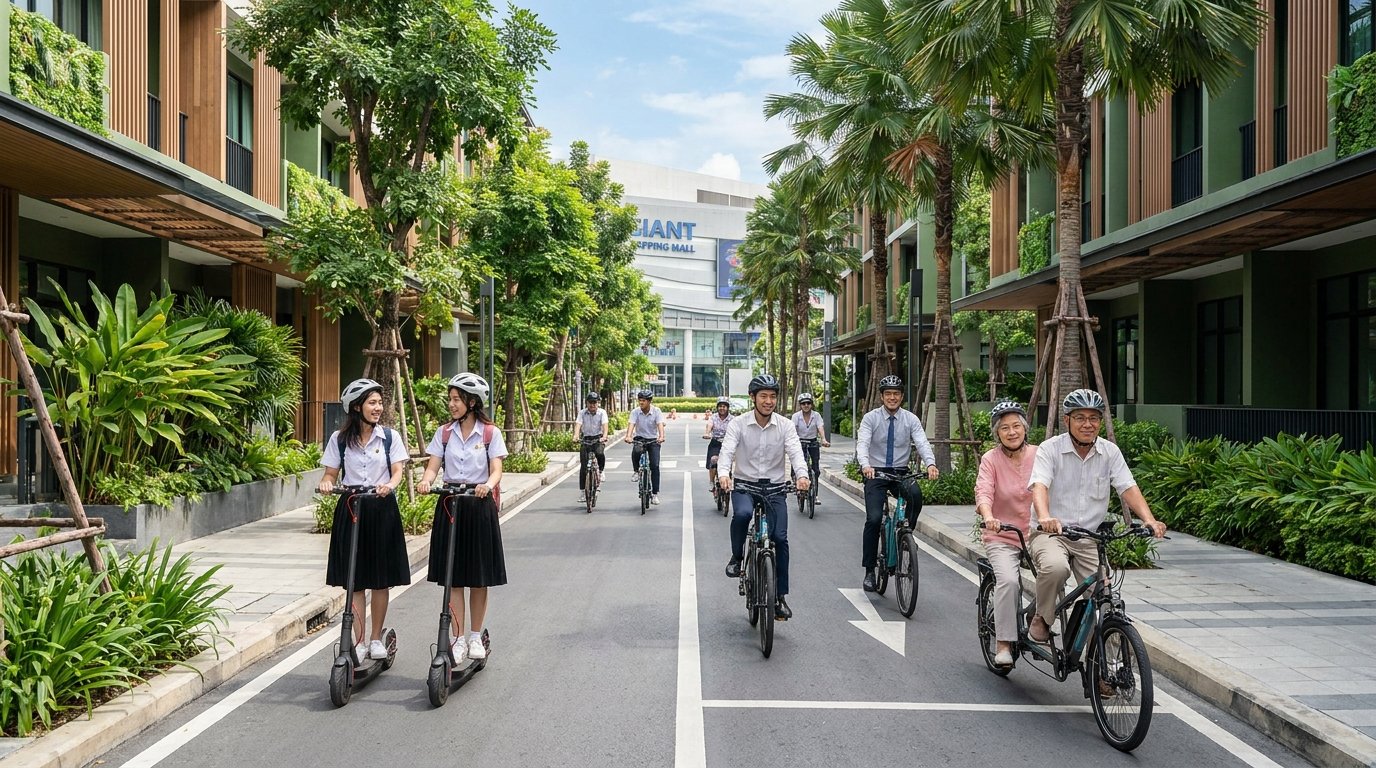ไทยเตรียมรับเทรนด์ Micro Mobility เลนเฉพาะ e-Bike สกู๊ตเตอร์
