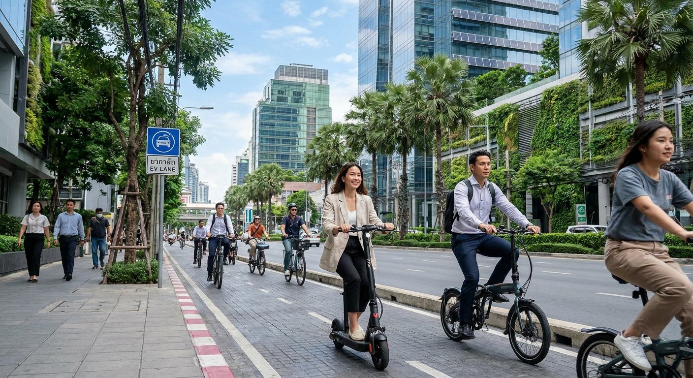เทรนด์ Micro-Mobility ปี 2027 ทางเลือกลดฝุ่น PM2.5 คนเมือง