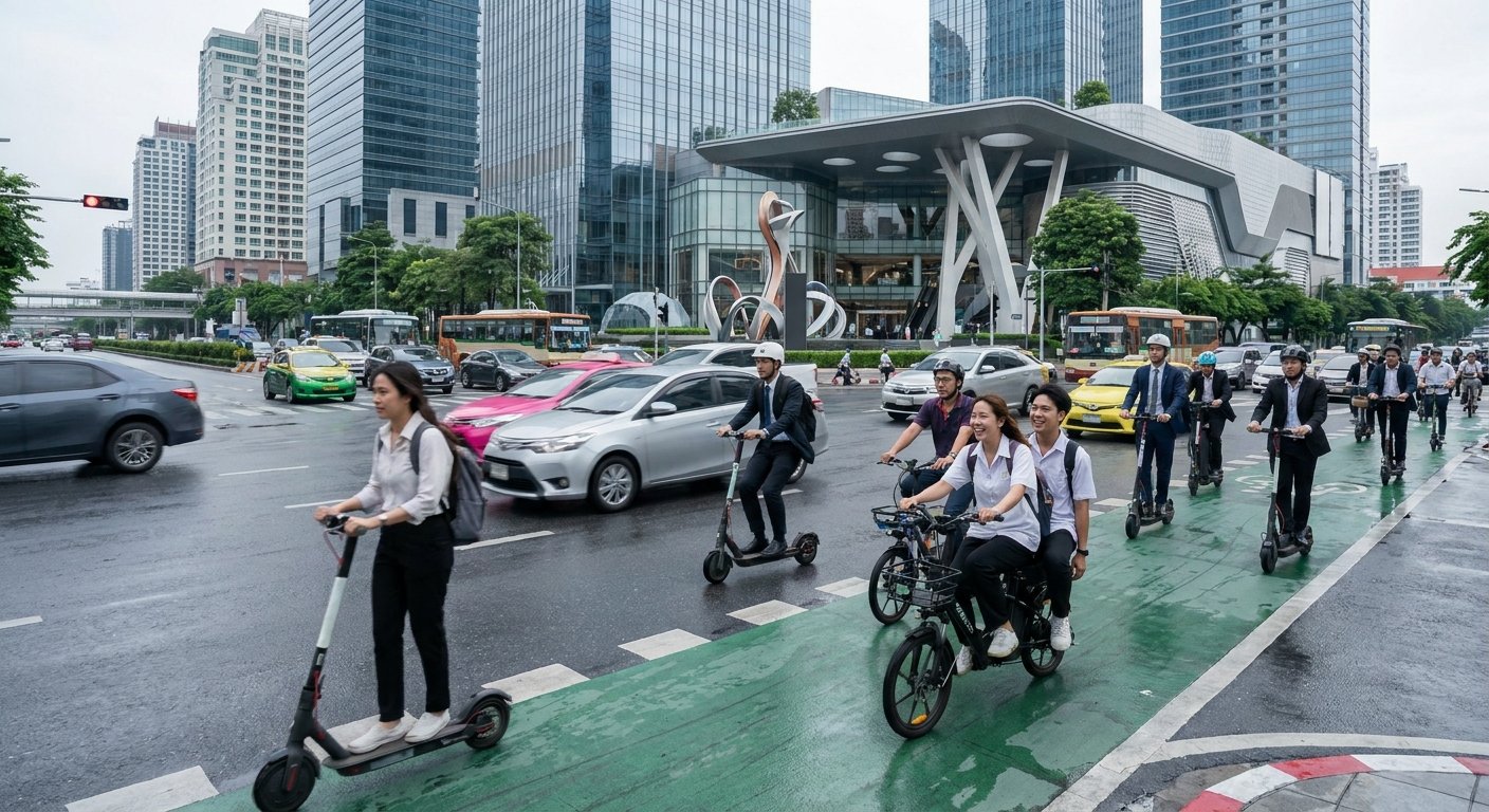 ส่องเทรนด์ Micro-Mobility ไทย คนเมืองแห่ใช้สกู๊ตเตอร์ไฟฟ้า