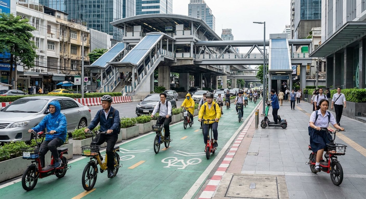 ส่องเทรนด์ Micro-Mobility 2027 ทางรอดค่าเดินทางคนเมือง