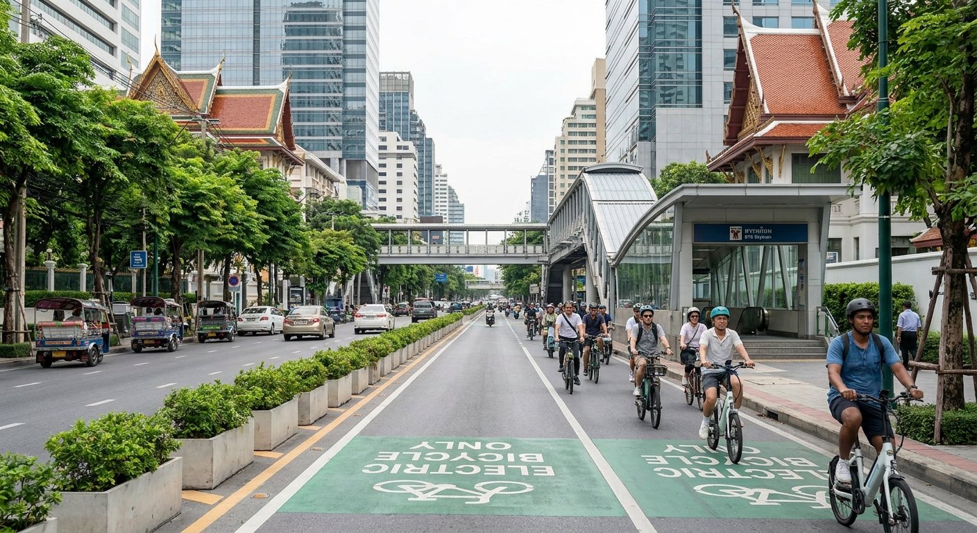เจาะเทรนด์เลนจักรยานไฟฟ้า นโยบายเมืองยุคใหม่ลดมลพิษ